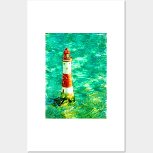 Lighthouse In Eastbourne UK - For Lighthouse Lovers Posters and Art